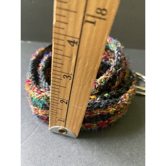 Handcrafted Woven Hemp Silk Braided Adjustable Hippie Unisex One Size Belt - Picture 4 of 6